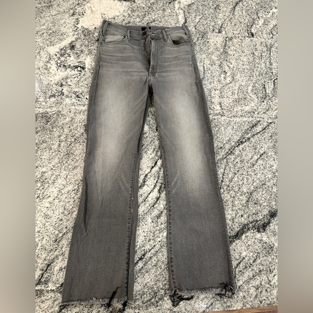 MOTHER Women's Hustler Ankle Fray Jeans